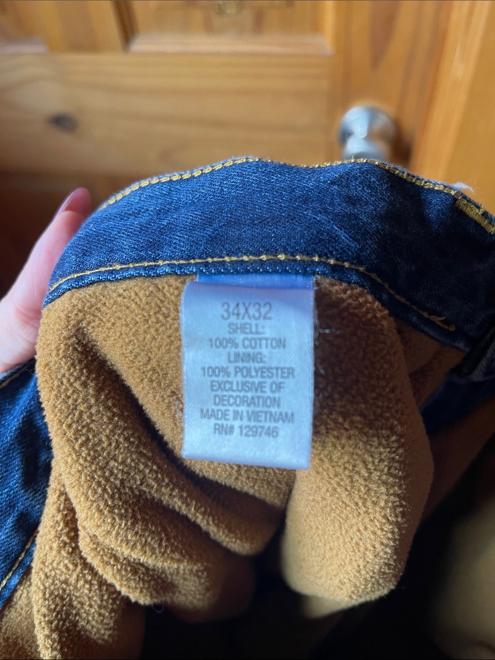 Straight-Leg Men's Denim Jeans in Blue - Picture 4 of 4